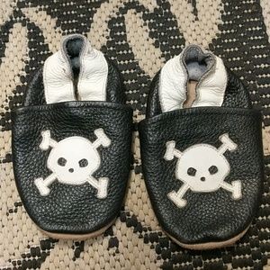 Custom real leather baby shoes 0-12 mo